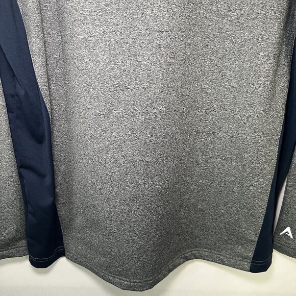 Houston Texans Antigua 1/4 Zip Pullover Jacket Mens Size Medium Gray Performance - Picture 11 of 12